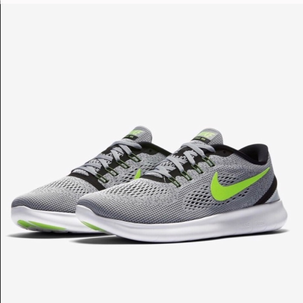Nike Men's Free Rn Pure Platinum AUTHENTIC - Picture 2 of 7